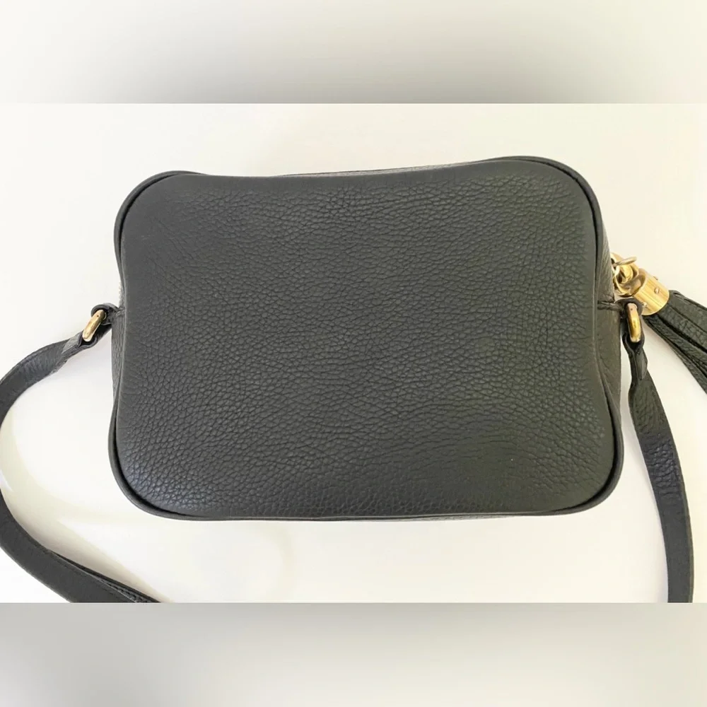Gucci✨Soho Disco Black Pebbled Leather Crossbody Bag Purse Retail $1490 - Picture 2 of 11